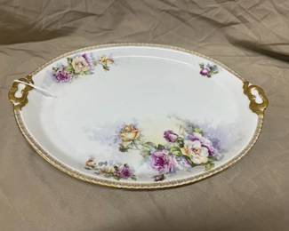 Hand Painted Limoges Platter