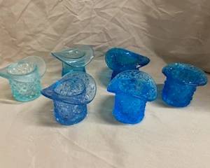 Small Blue Top Hats 