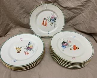 10 Royal Coppenhagen Plates 