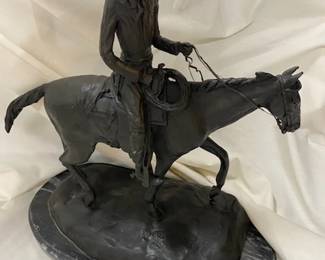 Will Rogers Bronze by C.M. Russell 