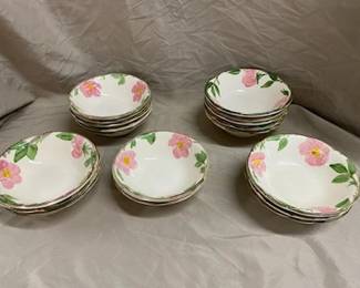 Franciscan Desert Rose Fruit Bowls 