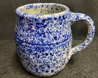 Jerry Brown B&W Spongeware Mug