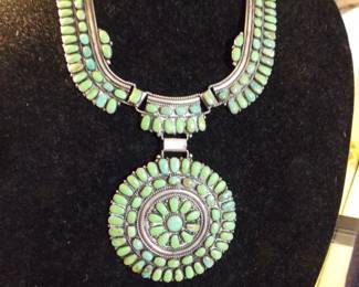 Sterling and turquois Necklace 