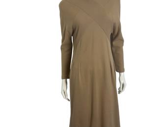 Camel Knit Midi Dress by Ilse M. California