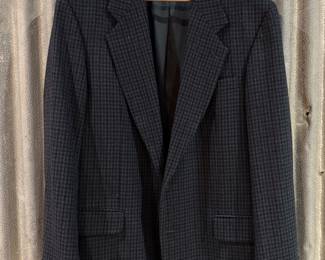 Vintage Men’s Oscar de la Renta Micro-Check Blazer