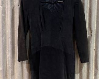 100% genuine leather suede mini dress by Notorious.