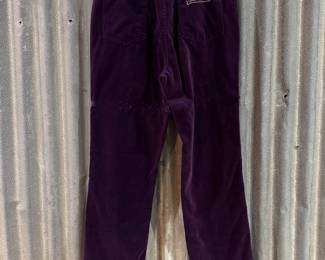 Vintage velvet trousers, Gloria Vanderbilt