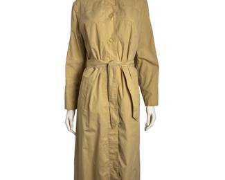 Clara Stone Beloit, Wisconsin – Tan Cotton Trench Coat