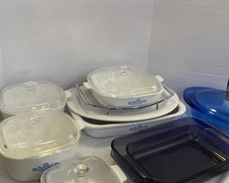 Corning Ware, Pyrex, And Ovations Glassware