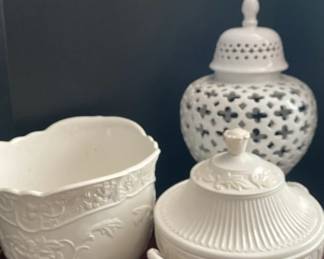 White Roman Style Decor