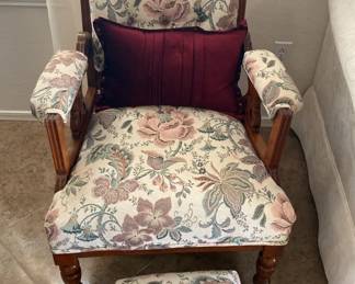 Chair And Footstool