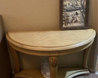 Half Moon Entry Table