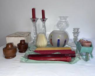 Candleholders, Beeswax Candles More