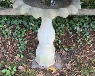 FlowerShaped Bird Bath