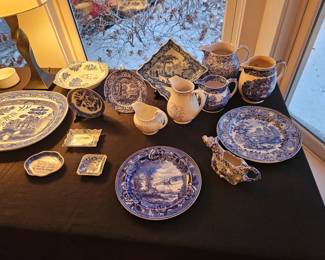 Curated Collection Blue Willow & Flow Blue