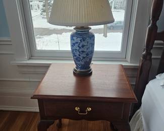 Pair Queen Anne Nightstands