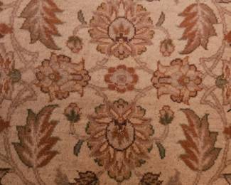 36" x 60" cream / green