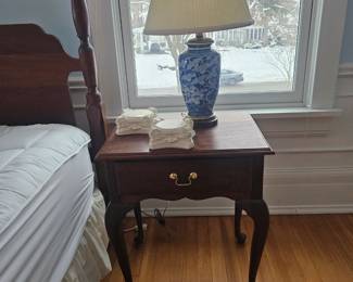 Pair Queen Anne Nightstands