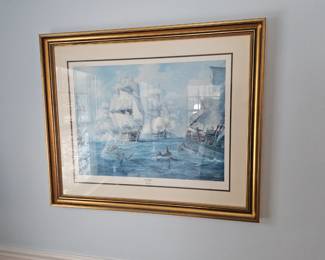 Montague Dawson " The Battle of Trafalgar"