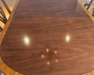 Wood Detail Dining Table