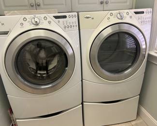 Whirlpool Side by Side Washer and Dryer ca 2008