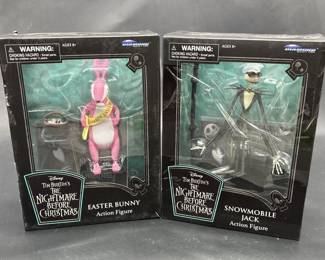 (2) Nightmare Before Christmas Figurines