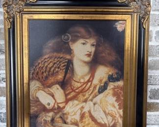19th C Reproduction Monna Vanna Italian Artwork