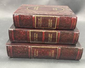 3-Drawer Faux Book Hidden Storage Box