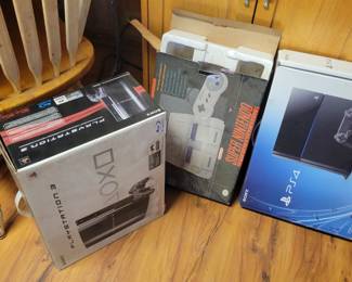 Just boxes, no consoles