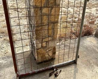 Gate with hinges  45" W x 50"H