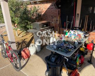 26" K2 Hardtail, 5-Burner stainless grill, Shop-vac, garden tools...