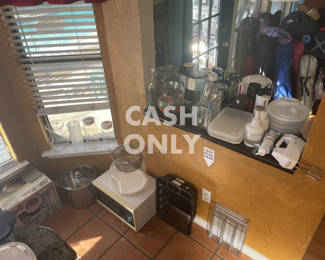 Microwave, Large pots, NEW Vintage Under-the-cabinet Coffee Maker!