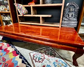 Vintage Chinese lacquer daybed