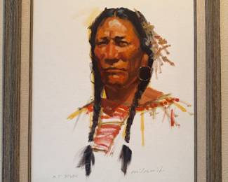 Original by Paul Milkovich  - I spoke w/ Paul and he has fond memories of Lubbock - He lives in Santa Fe.                   I asked him to value this painting and he said $ 3,000,     It would be a great addition to your art collections                  