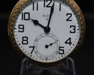 Elgin 17 Jewels Sz16 Pocket Watch