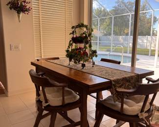 Antique Oak Farm Table - very nice 