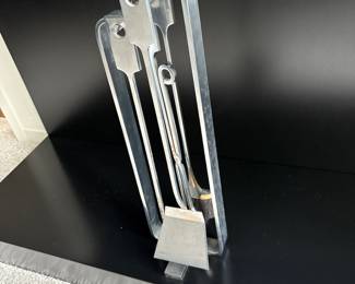 contemporary fireplace tools