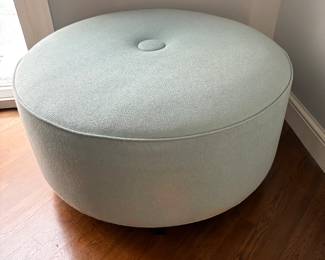 fabric ottoman