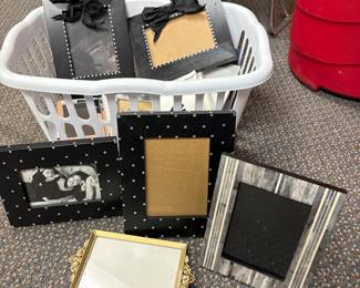 many picture frames