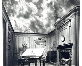 Jerry Ueslmann (American, 1934-2022) Untitled, The Philospher, 1976