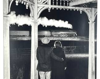 O. Winston Link (America, 1914-2001), Mr. and Mrs. Pope watch the last...1957. Silver gelatin print