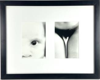 Ralph Gibson (American 1939-), Child and Woman. 1997 Silver print