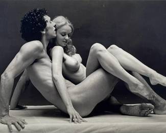 Andre de Dienes (Hungarian, 1913-1985), Couple Seated. 281 SIlver Gelatin Print