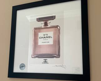 Numbered Chanel print 90/600
By Fairchild Paris in handmade French paper , limited edition print , signed . Rare