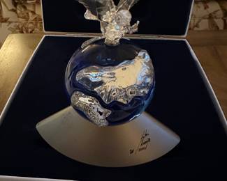 Swarovski eagle figurine