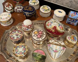 Limoges trinket boxes