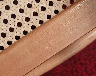 (4) Made in Italy chairs