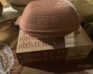 Romertopf clay roaster.