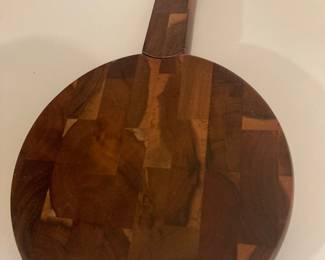 Dansk cutting board and knife