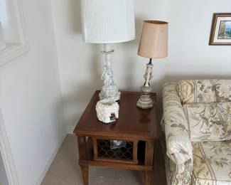 lamps, end table